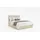 ks home concept Boxspringbett, Ecru, Textil, H3, 140x200 cm, Schlafzimmer, Betten, Boxspringbetten