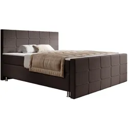 Boxspringbett Florenz 180x200cm versch. Farben - Braun