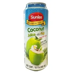 Sunlee Kokosnusssaft mit Fruchtfleisch 485ml