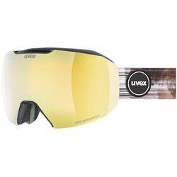 uvex Goggle epic Attract Skibrille black matt gold