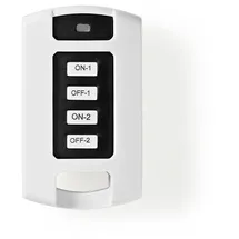 Nedis RF-Fernbedienung - 2 Kanäle Schwarz/Weiss