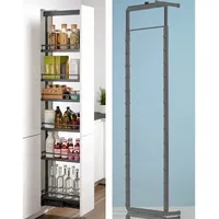 Hettich Hochschrankauszugrahmen Dispensa 90° 9117211, 1845- 2245mm Stahl