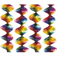 Amscan Sombo 4 Rotorspiralen - Regenbogen