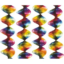 Amscan Sombo 4 Rotorspiralen - Regenbogen