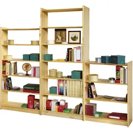 Möbilia Bücherregal 80 x 30 x 170 cm Beige