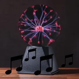 satisfire Plasmakugel zuckend, Blitz-Show Automatikbetrieb oder Musiksteuerung