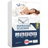 Dreamzie Matratzenschoner wasserdicht 200 x 200 cm weiß