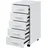 [en.casa] Stockholm Rollcontainer 63 x 33 x 38 cm weiß