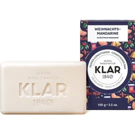 Klar Seifen fester Weihnachtsconditioner Christmas Mandarin