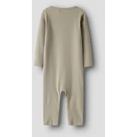 NAME IT "NBNNAKAL LS SUIT NOOS", Jungen, Gr. 80, N-Gr, beige (pure cashmere), Sweatware, Obermaterial: 95% Baumwolle, 5% Elasthan, unifarben, regular fit, Rundhals, Bodys Body