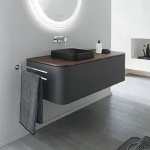 Duravit Happy D.2 Plus Waschtischunterbau für Konsole wandhängend, 1300x550 mm, 1 Auszug, HP4942L8080,