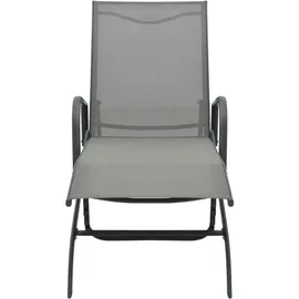 vidaXL Rollliege 200 x 58 x 32 cm Grau
