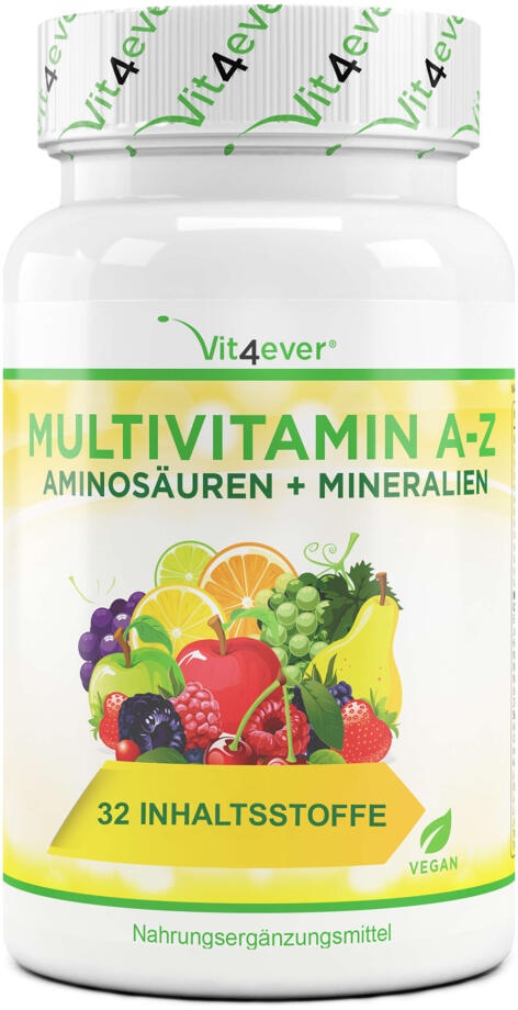 MHD 05/24 Multivitamin A-Z -Vitamine + Mineralien + Aminosäuren - 120 Tabletten