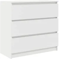 VidaXL Sideboard Weiß 80x35x76 cm Holzwerkstoff