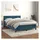vidaXL Boxspringbett 140 x 200 cm Dunkelblau