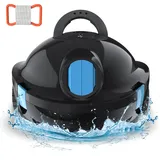 MEDOXA Poolroboter, kabelloser Poolsauger, Schwarz Y10