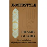 XMTBSTYLE Mountainbike MTB Gravel Fahrradzubehör, MTB Fahrradrahmenschutz, Fahrradaufkleber, Fahrradaufkleber (Golden)
