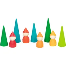 GoKi Zwergenwald 9-teilig Holz