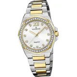 Candino Damen Uhr Analog Elegant Armbanduhr silber gold D2UC4752/1 - Silber
