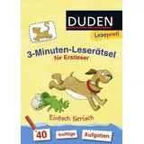 fischer sauerländer duden Duden Leseprofi – 3-Minuten-Leserätsel für Erstleser: Einfach tierisch
