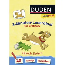 fischer sauerländer duden Duden Leseprofi – 3-Minuten-Leserätsel für Erstleser: Einfach tierisch