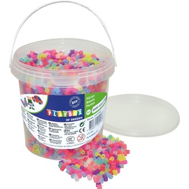 Playbox 2456317 Perlen Set mit 5000 Stück Glitzer, Mehrfarbig