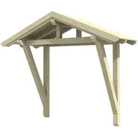 SKANHOLZ Vordach Stralsund 289 x 116 cm natur