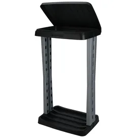 Mojawo Müllsackständer 120 l Schwarz