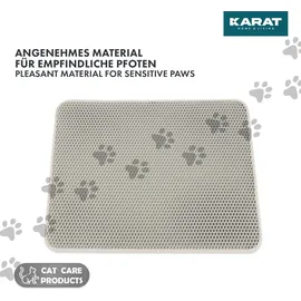 Karat Katzenstreumatte Charly 61 x 38 cm grau