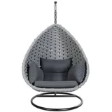 Home Deluxe Hängesessel Cadeira 1-Sitzer Hellgrau