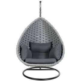Home Deluxe Hängesessel Cadeira 1-Sitzer Hellgrau