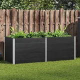 vidaXL Garten-Hochbeet 250 x 100 x 91 cm Grau