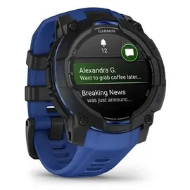 Garmin Instinct 3 AMOLED 45 mm Schwarz / Bolt Blue
