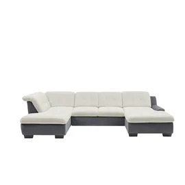 Lounge Collection Wohnlandschaft Chenille 3-Sitzer Grau