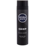 NIVEA Men Deep Clean Rasiergel mit Aktivkohle 200 ml für Manner