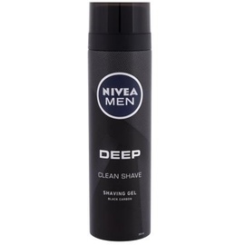 NIVEA Men Deep Clean Rasiergel mit Aktivkohle 200 ml für Manner