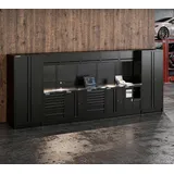 feistos Werkstattschrank Metall 14 Schwarz