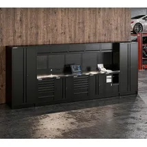 feistos Werkstattschrank Metall 14 Schwarz