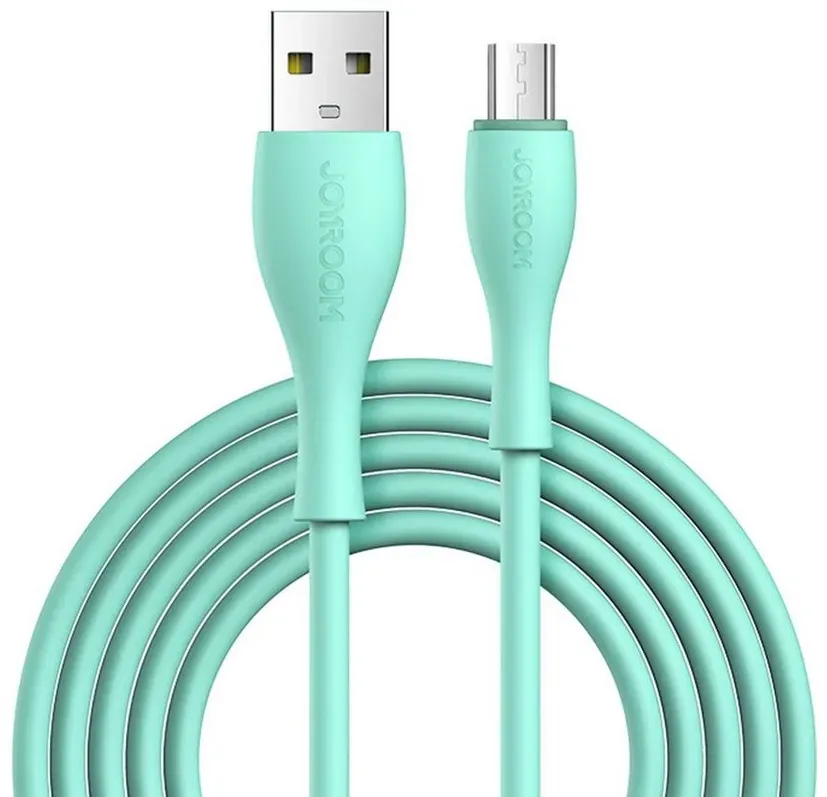 JOYROOM USB Ladekabel - Micro-USB-Kabel Joyroom S-2030M8 3A 2m - Grün Smartphone-Kabel, (200 cm)