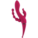 gender x Gender X, Four by Four Vibrator, Red Einheitsgröße