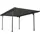 CANOPIA Carport Verona 5,00 x 2,18 m anthrazit inkl. Regenrinne