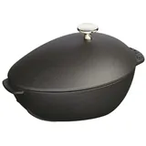 Staub Muscheltopf 25 cm schwarz