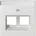 2640 03 Socket Covers RJ-45 White