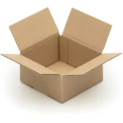 KK Verpackungen 600 Faltkartons 150 x 150 x 80 mm Versand Karton Faltschachteln DHL Hermes