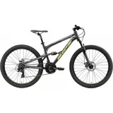 Bikestar Gr. 39, schwarz, Fahrräder, 39cm, 26 Zoll, (66,04cm), für Damen und Herren, Kettenschaltung