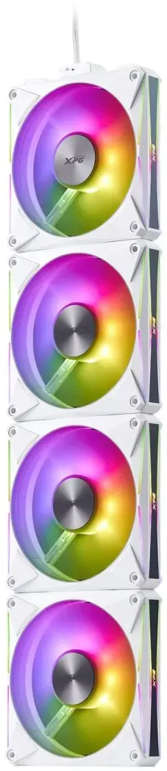 XPG HURRICANE MAG Computergehäuse Ventilator 12 cm Weiß 4 Stück(e)