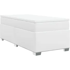 vidaXL Boxspringbett 90 x 190 cm Weiß