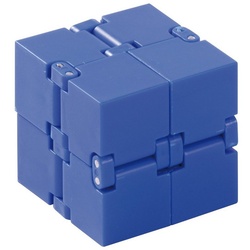 EDUPLAY Lernspielzeug Unendlicher Würfel, 4 x 4 x 4 cm blau