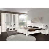 Schlafzimmer-Set WIMEX "Chalet", weiß, Schlafzimmermöbel-Sets, mit dekorativen Aufleistungen