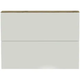 MODERANO Hängeschuhschrank 110 x 82 x 22 cm weiß / weiß